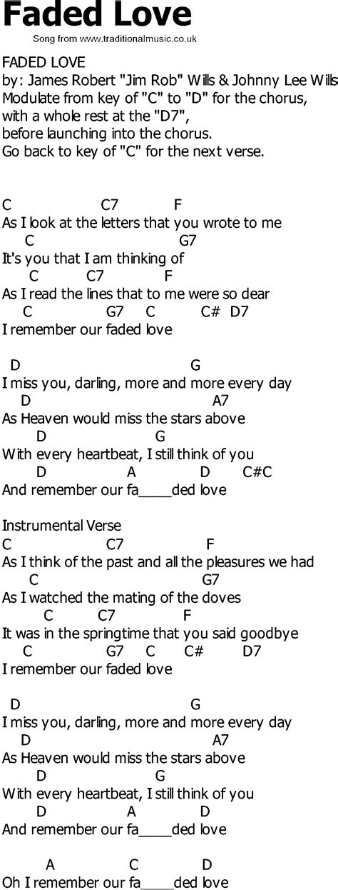 faded love chords|faded love lyrics chords.